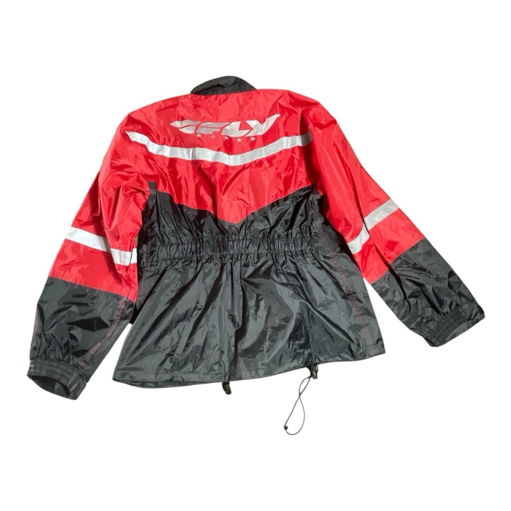 FLY Racing Team Waterproof Windbreaker Jacket S/M Red/Black - Picture 2 of 8